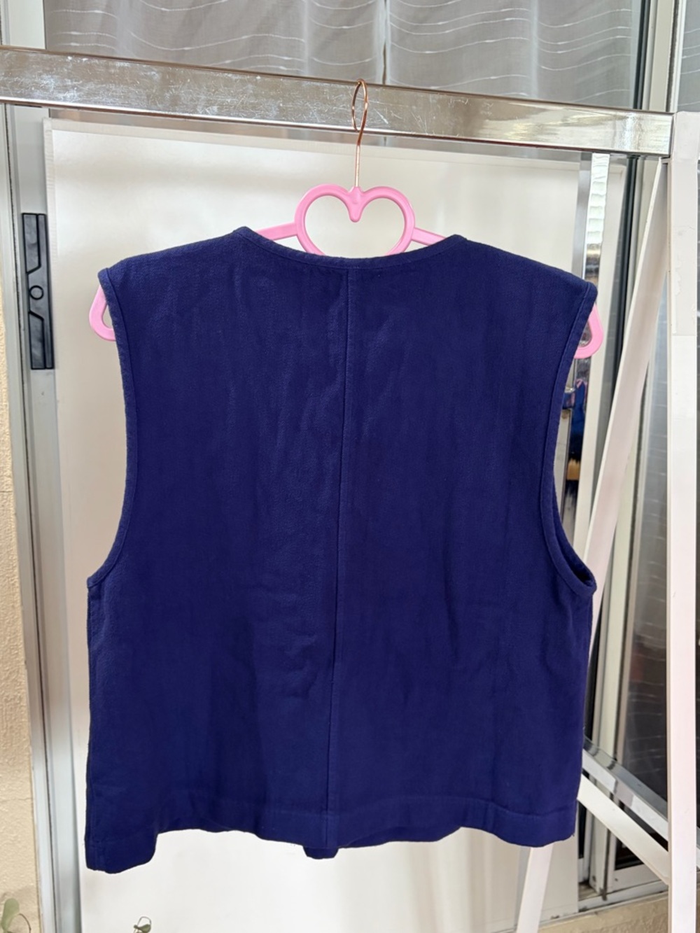 Free People Boho Beach Cotton‎ Blue Vest Size Xs new - Picture 3 of 5